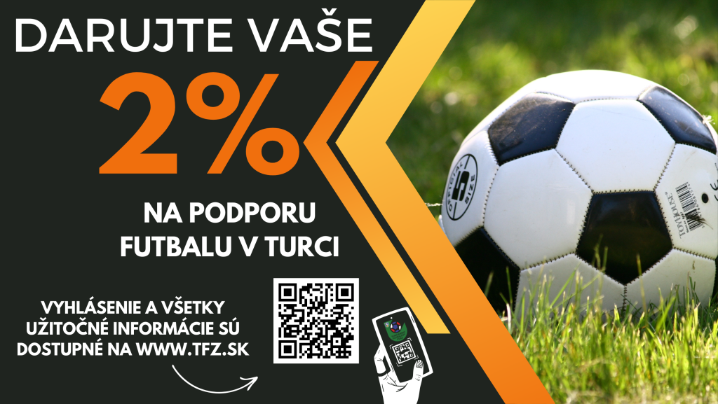 2% na podporu futbalu v Turci